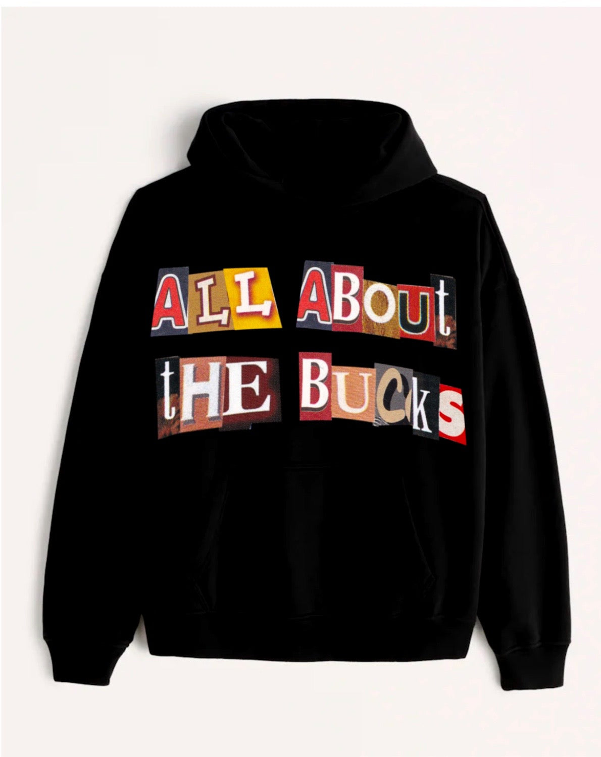 Magizine Cutout Hoodie