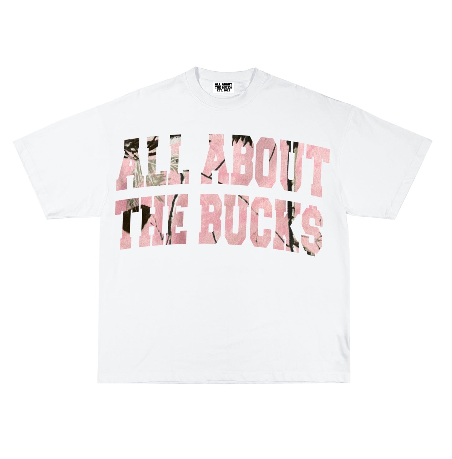 AllAboutTheBuck$ Arch Pink Camo Tee